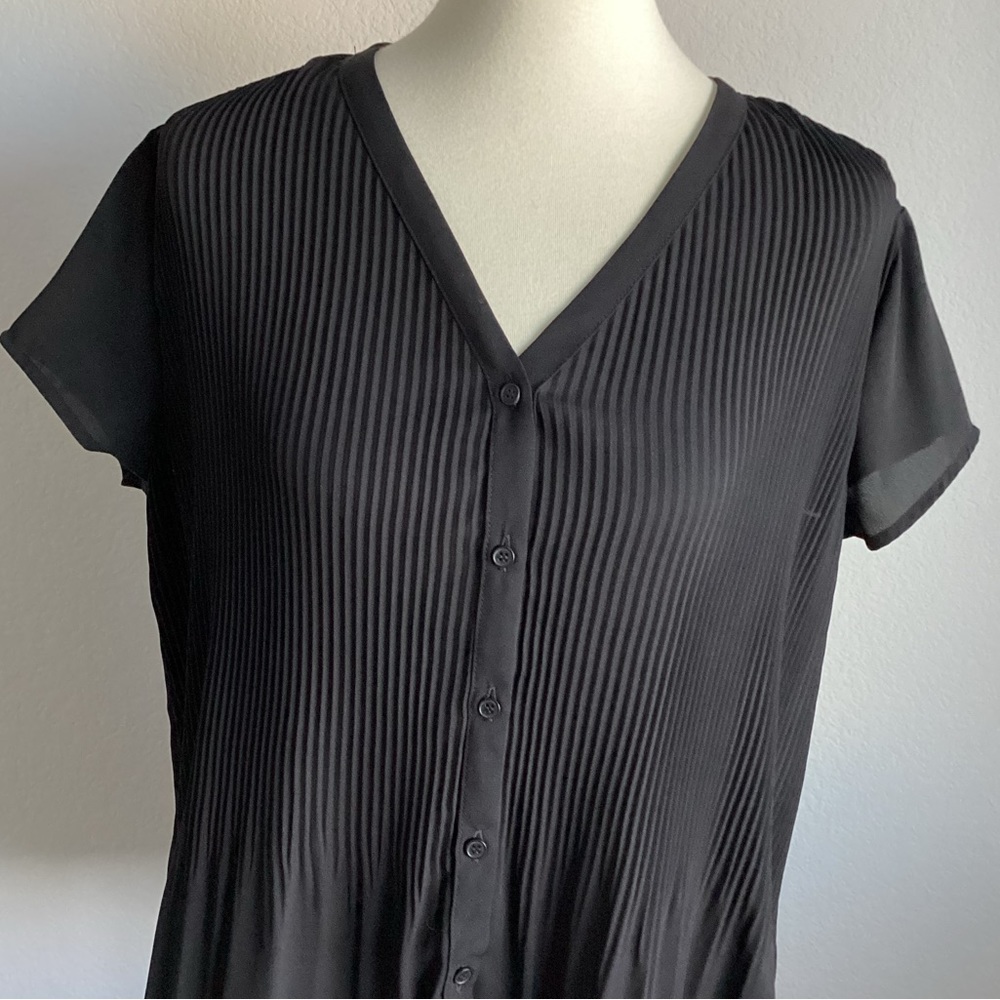 \Pleione\ Plisse Pleated Blouse - Picture 4 of 15